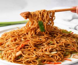 Gizzard Vegetables Noodles
